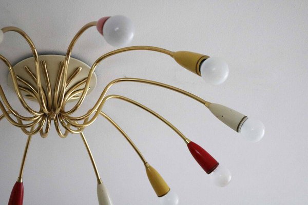 Sputnik Spider Ceiling Lamp, 1950s-FJP-1771598