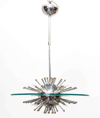 Sputnik Sunburst Chandelier, 1970s-KL-620244