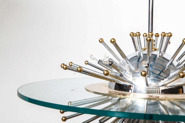 Sputnik Sunburst Chandelier, 1970s-KL-620244