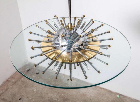 Sputnik Sunburst Chandelier, 1970s-KL-620244