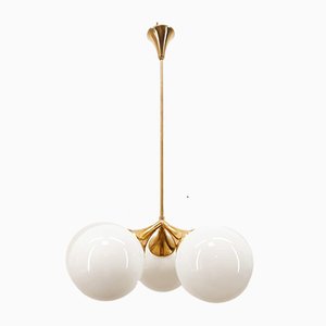 Sputnik Suspension with Glossy White Globes-QLH-1017049