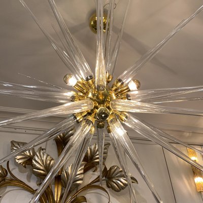 Sputnik Transparent Spikes Ceiling Lamp-RFP-2020311