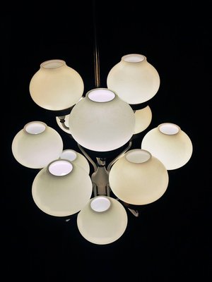 Sputnik Tulip Chandelier by Hans Agne Jakobsson, Sweden, 1950s-DEK-932529