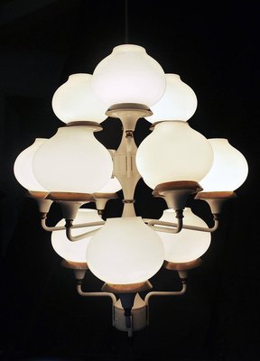 Sputnik Tulip Chandelier by Hans Agne Jakobsson, Sweden, 1950s-DEK-932529