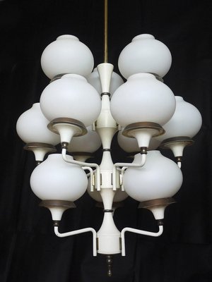 Sputnik Tulip Chandelier by Hans Agne Jakobsson, Sweden, 1950s-DEK-932529