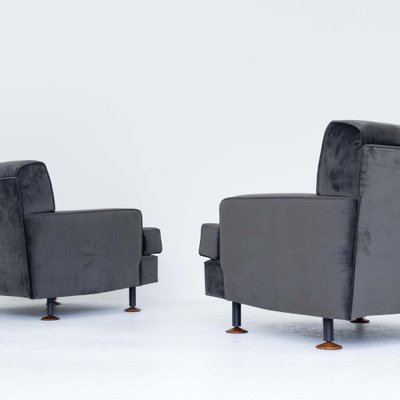 Square Armchairs by Marco Zanuso for Arflex, 1960s, Set of 2-SXX-1739467