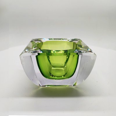 Square Ashtray or Catch-All in Lead Crystal attributed to Val Saint Lambert, Belgium, 1960s-YHS-2035329