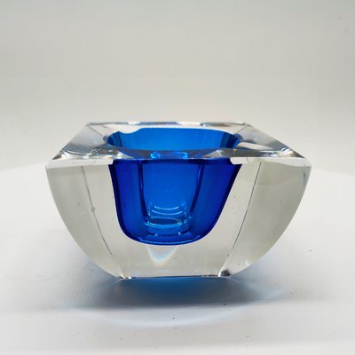 Square Ashtray or Catch-All in Lead Crystal from Val Saint Lambert, Belgium, 1960s-YHS-2035333