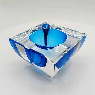 Square Ashtray or Catch-All in Lead Crystal from Val Saint Lambert, Belgium, 1960s-YHS-2035333