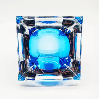 Square Ashtray or Catch-All in Lead Crystal from Val Saint Lambert, Belgium, 1960s-YHS-2035333