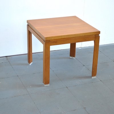 Square Blond Wood Table from MIM Roma, 1960s-JQO-900988