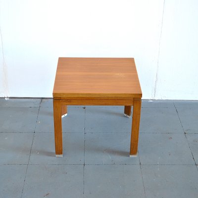 Square Blond Wood Table from MIM Roma, 1960s-JQO-900988