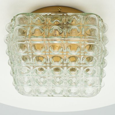 Square Bubble Glass Flush Mount or Wall Light by Helena Tynell, 1960-VDW-2044203