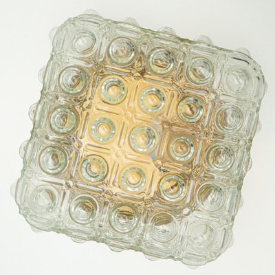 Square Bubble Glass Flush Mount or Wall Light by Helena Tynell, 1960-VDW-2044203