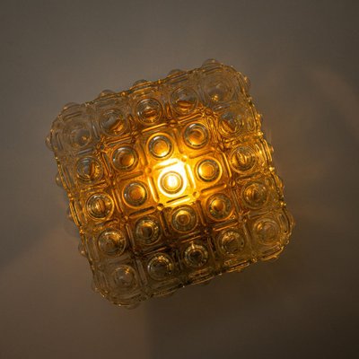 Square Bubble Glass Wall Lights by Helena Tynell, 1960s-VDW-2035167