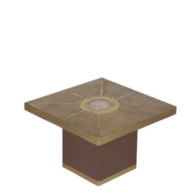 Square Coffee Table by Paco Rabanne for Lova Creation, 1970s-GG-876270