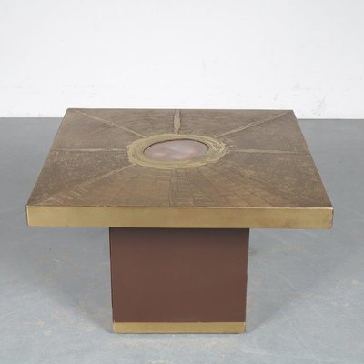 Square Coffee Table by Paco Rabanne for Lova Creation, 1970s-GG-876270