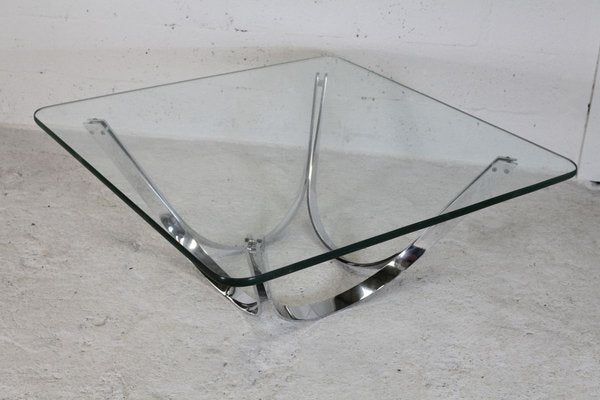 Square Coffee Table by Roger Sprunger for Dunbar, USA, 1970s-MAO-829882