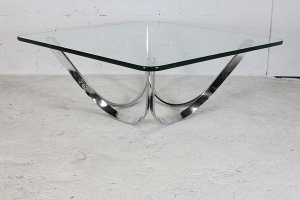 Square Coffee Table by Roger Sprunger for Dunbar, USA, 1970s-MAO-829882