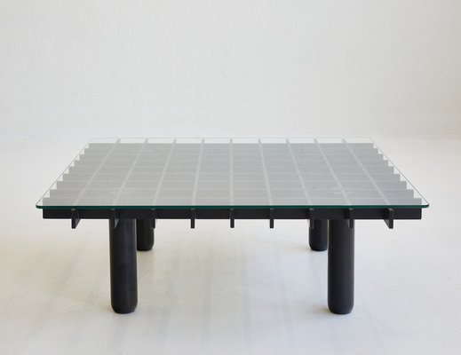 Square Coffee Table in the style of Gianfranco Frattini, Italy, 1980s-TJQ-1806862