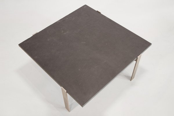 Square Coffee Table with Slate Top by Rob Parry, 1950s-BQ-2042273