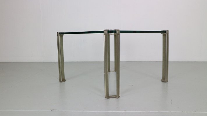 Square Glass Coffee Table by Peter Ghyczy for Ghyzcy, 1970s-DT-2026180