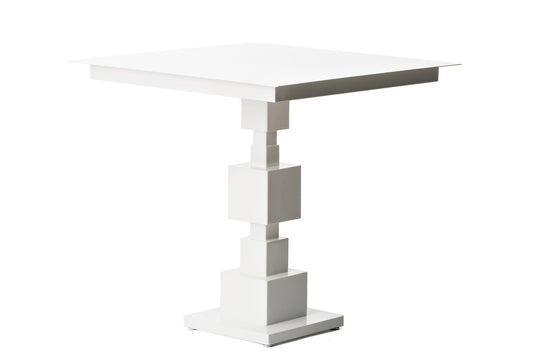 Square Let's Talk Table in White by Sara Mondaini for Officine Tamborrino