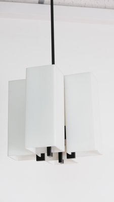 Square Opal Glass Ceiling Lamp, Germany, 1960s-KK-1115827