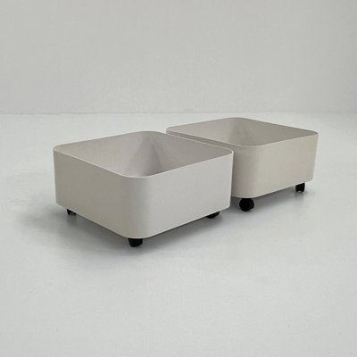 Square Planter on Wheels by Anna Castelli for Kartell, 1970s-WZS-2031338