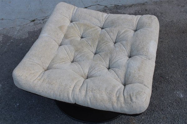 Square Pouf in Resin Attributed to Knoll, 1960s-EH-1298651