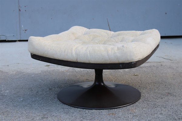 Square Pouf in Resin Attributed to Knoll, 1960s-EH-1298651