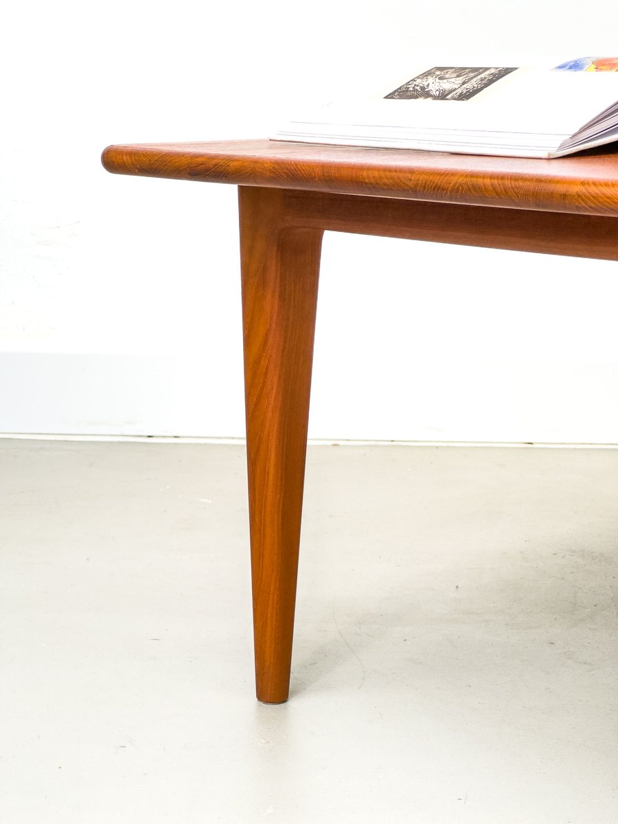 Square Teak Coffee Table from Mikael Laursen, 1960s