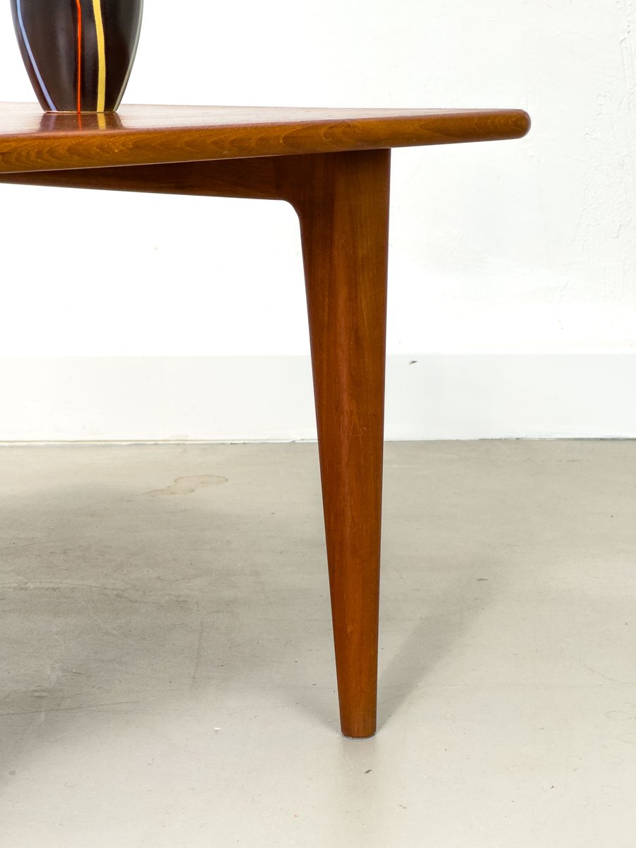 Square Teak Coffee Table from Mikael Laursen, 1960s