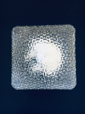 Square Wall Lamp in Glass by RZB Leuchten, 1960s-RQV-1368307