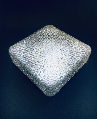 Square Wall Lamp in Glass by RZB Leuchten, 1960s-RQV-1368307