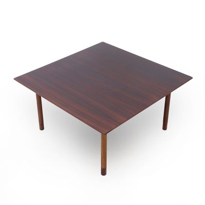 Square Wooden Coffee Table, 1960s-EZ-1776673