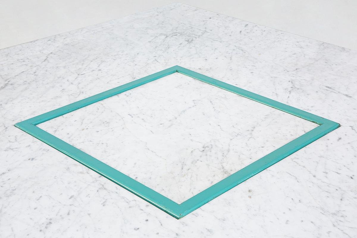 Squared Dining Marble Table by Gianfranco Frattini, 1985