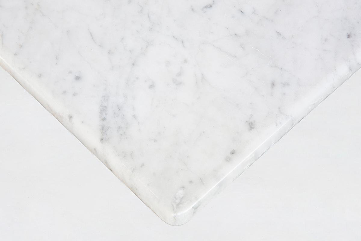 Squared Dining Marble Table by Gianfranco Frattini, 1985