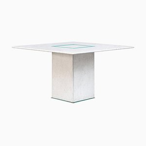 Squared Dining Marble Table by Gianfranco Frattini, 1985-GDD-1096869