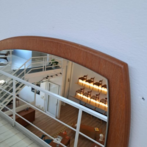 Squared Teak Mirror, 1960s