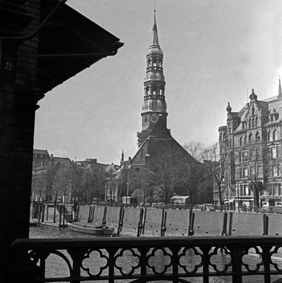 St. Catherine's Church at Hamburg, Germany 1938, Printed 2021-DYV-992037