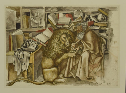 St Daniel, Offset by Renato Guttuso, Late 20th Century