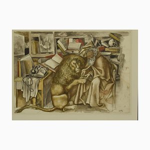 St Daniel, Offset by Renato Guttuso, Late 20th Century-ZCI-899519