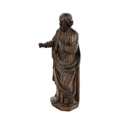 St. Joseph, 17th Century, Wooden Sculpture-NQ-1135407