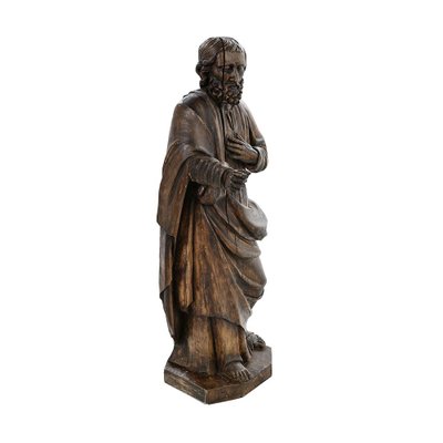 St. Joseph, 17th Century, Wooden Sculpture-NQ-1135407