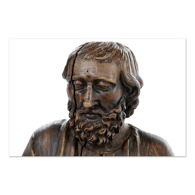 St. Joseph, 17th Century, Wooden Sculpture-NQ-1135407