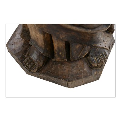 St. Joseph, 17th Century, Wooden Sculpture-NQ-1135407