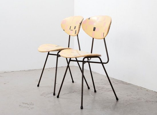 Staatsmijnen Dining Chairs by Rob Parry for Gelderland, 1950s, Set of 2-BPT-825865