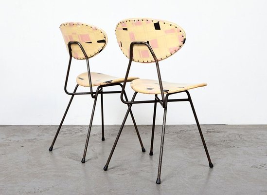 Staatsmijnen Dining Chairs by Rob Parry for Gelderland, 1950s, Set of 2-BPT-825865