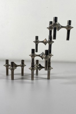 Stackable Candleholders from Stoff Nagel, Set of 5-OKG-2026463